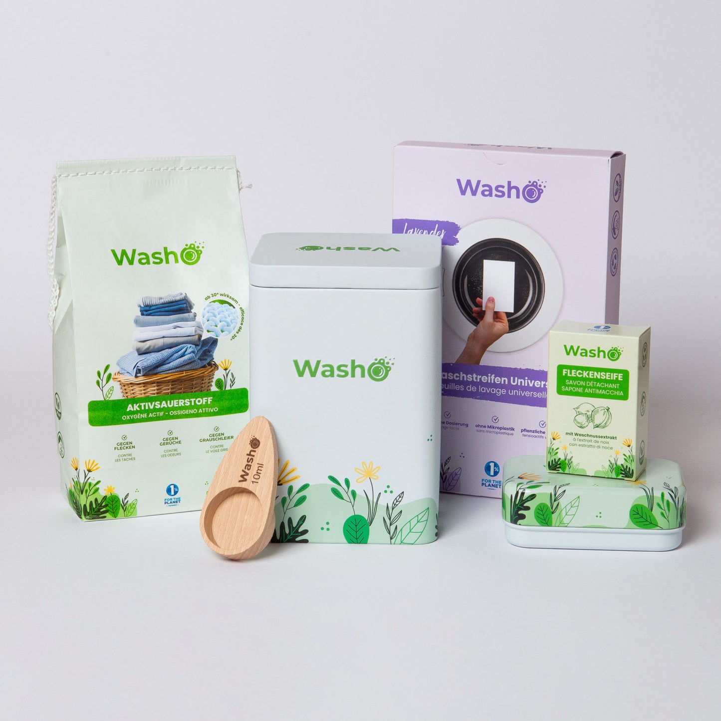 Washo Fleckenset Lavendel - washo.ch