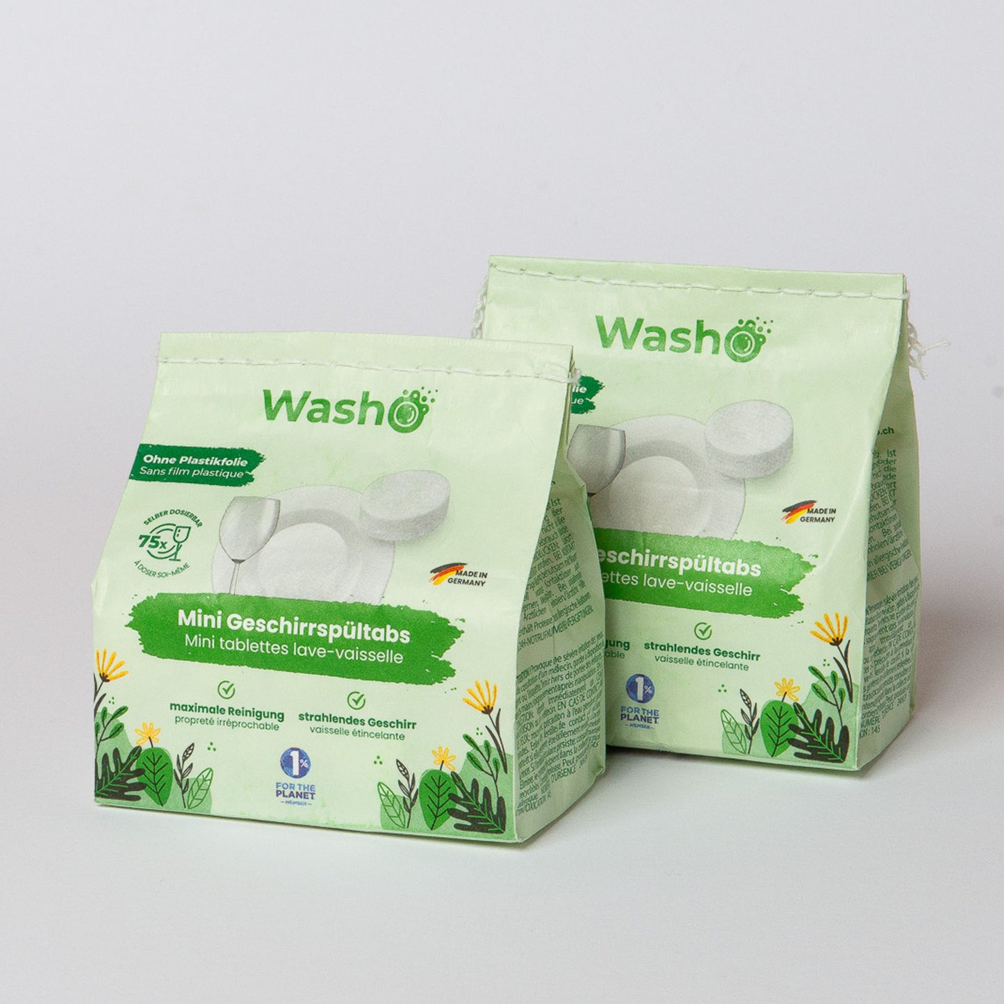 Washo Geschirrspültabs 2 Pack - washo.ch