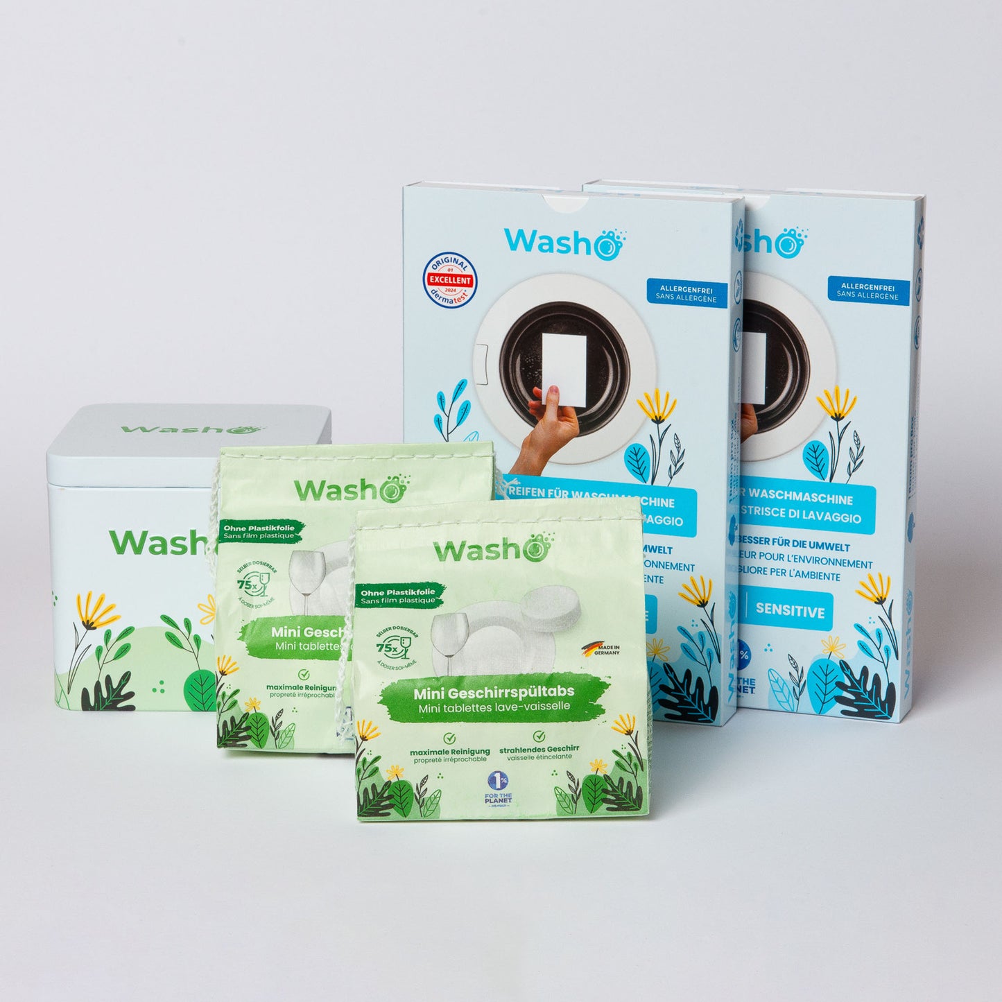Washo Sensitive Doppelkombi mit Dose - washo.ch