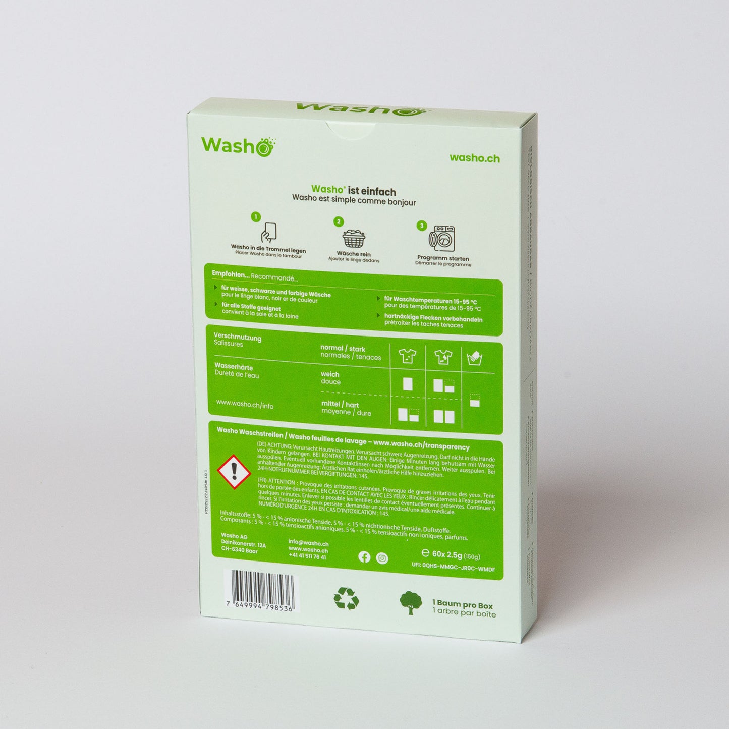 Washo Waschstreifen Fresh Breeze 5 Boxen - washo.ch