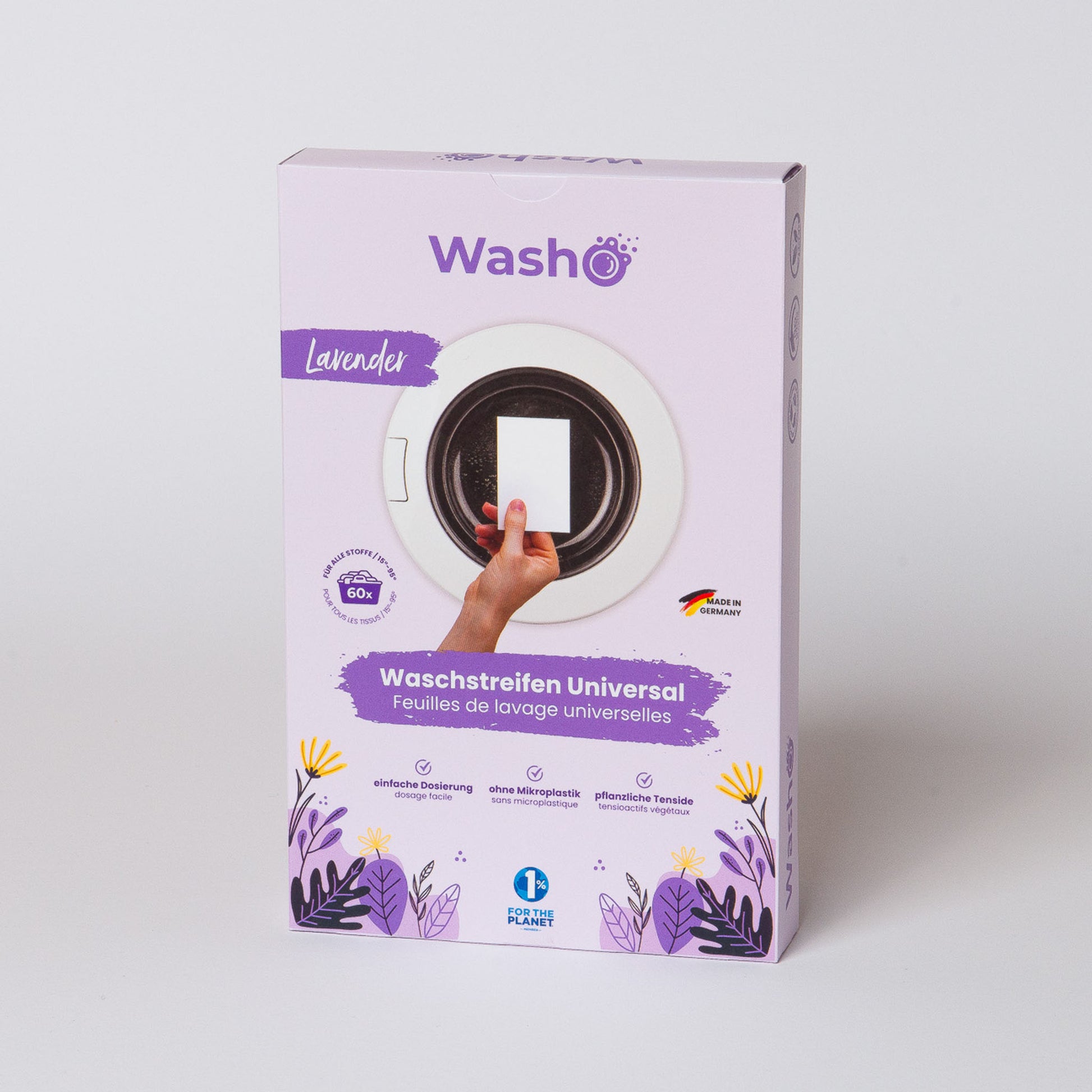 Washo Waschstreifen Lavendel - washo.ch