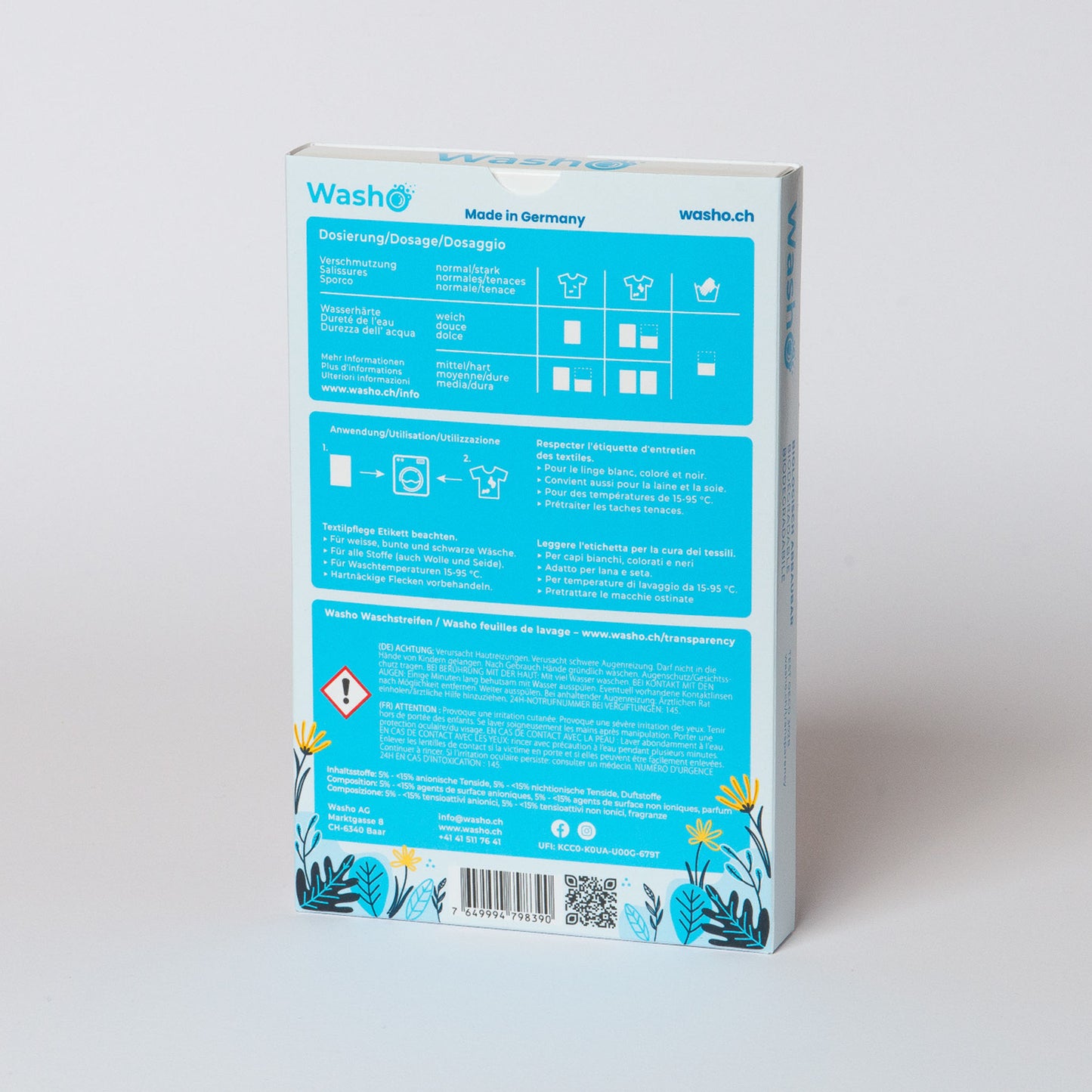 Washo Waschstreifen Sensitive - washo.ch