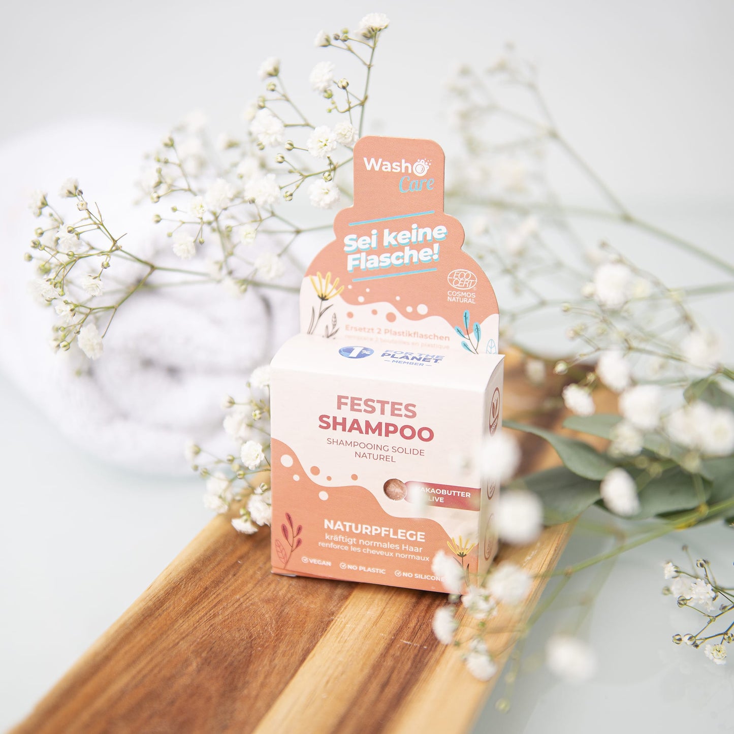 Washo Care Festes Shampoo Naturpflege - washo.ch