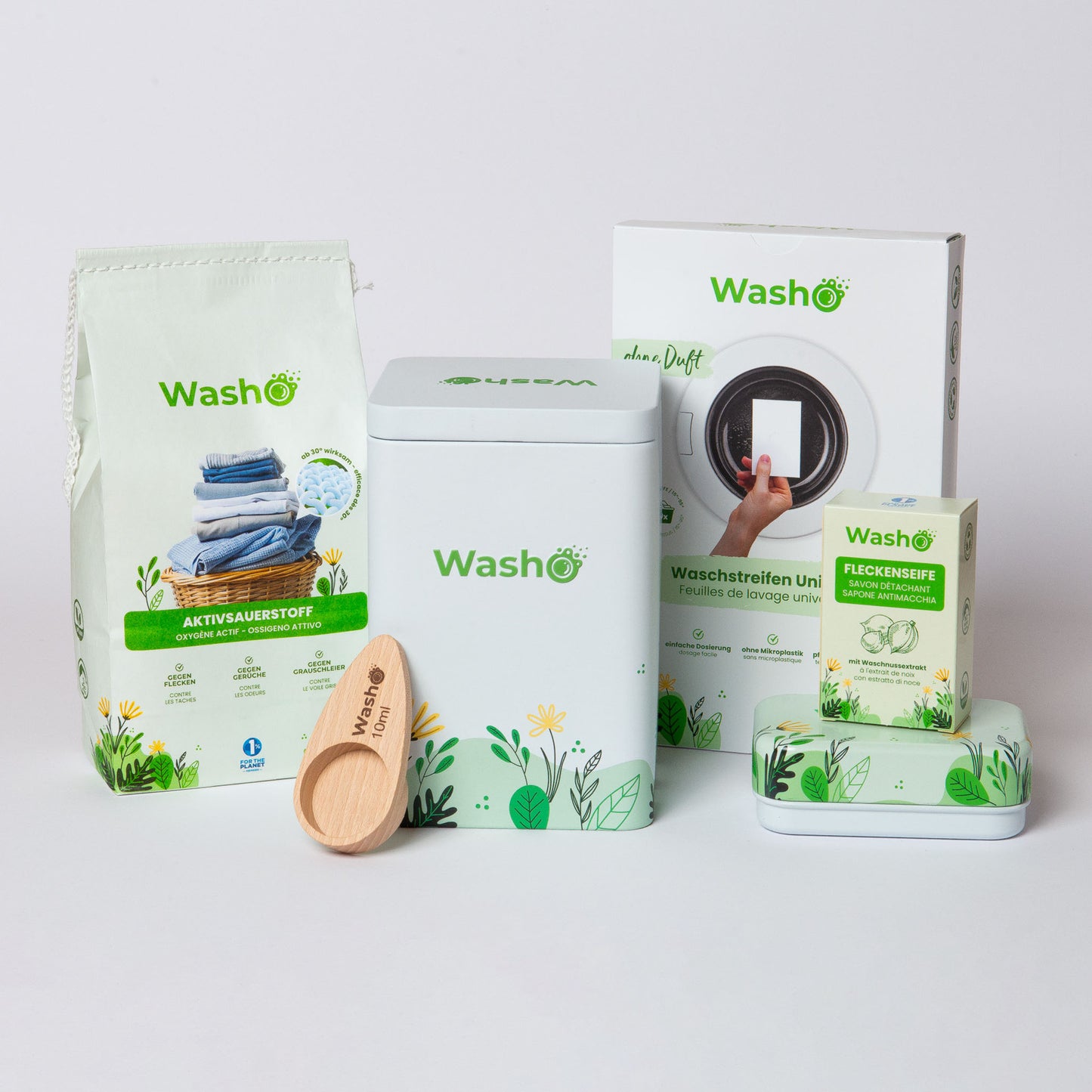 Washo Fleckenset ohne Duft - washo.ch