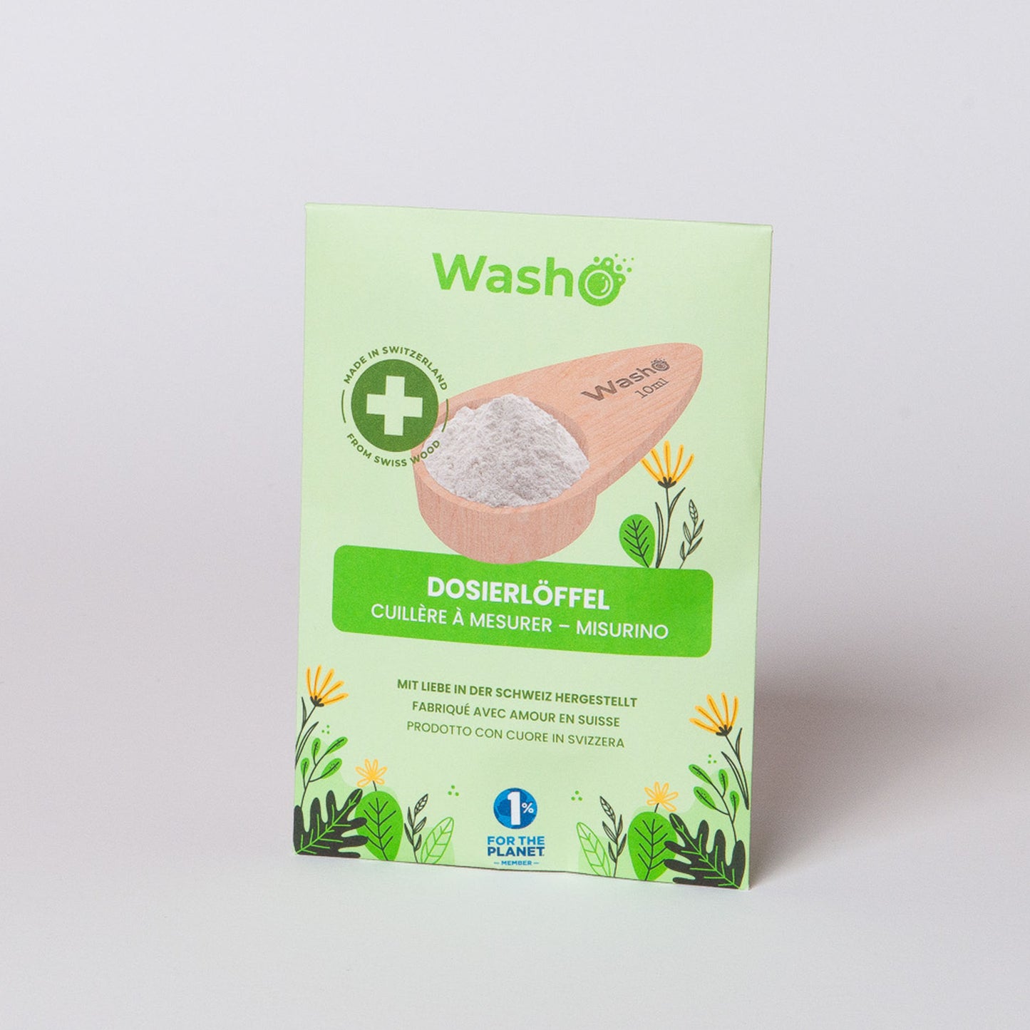 Washo Holz-Dosierlöffel 10ml - swiss made - washo.ch