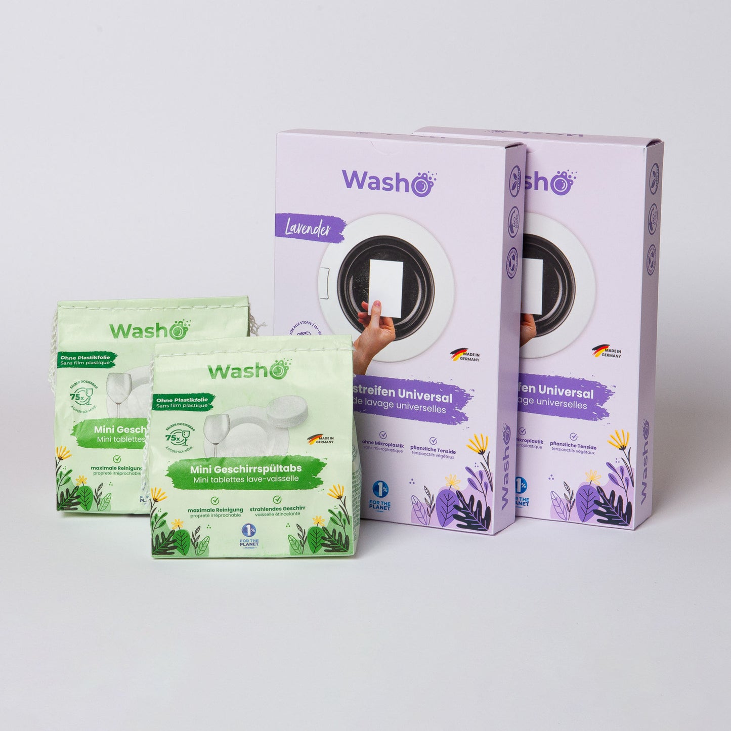 Washo Lavendel Doppelkombi-Angebot (2+2) - washo.ch