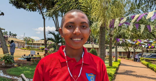 Joyce lacht - unser Support wirkt