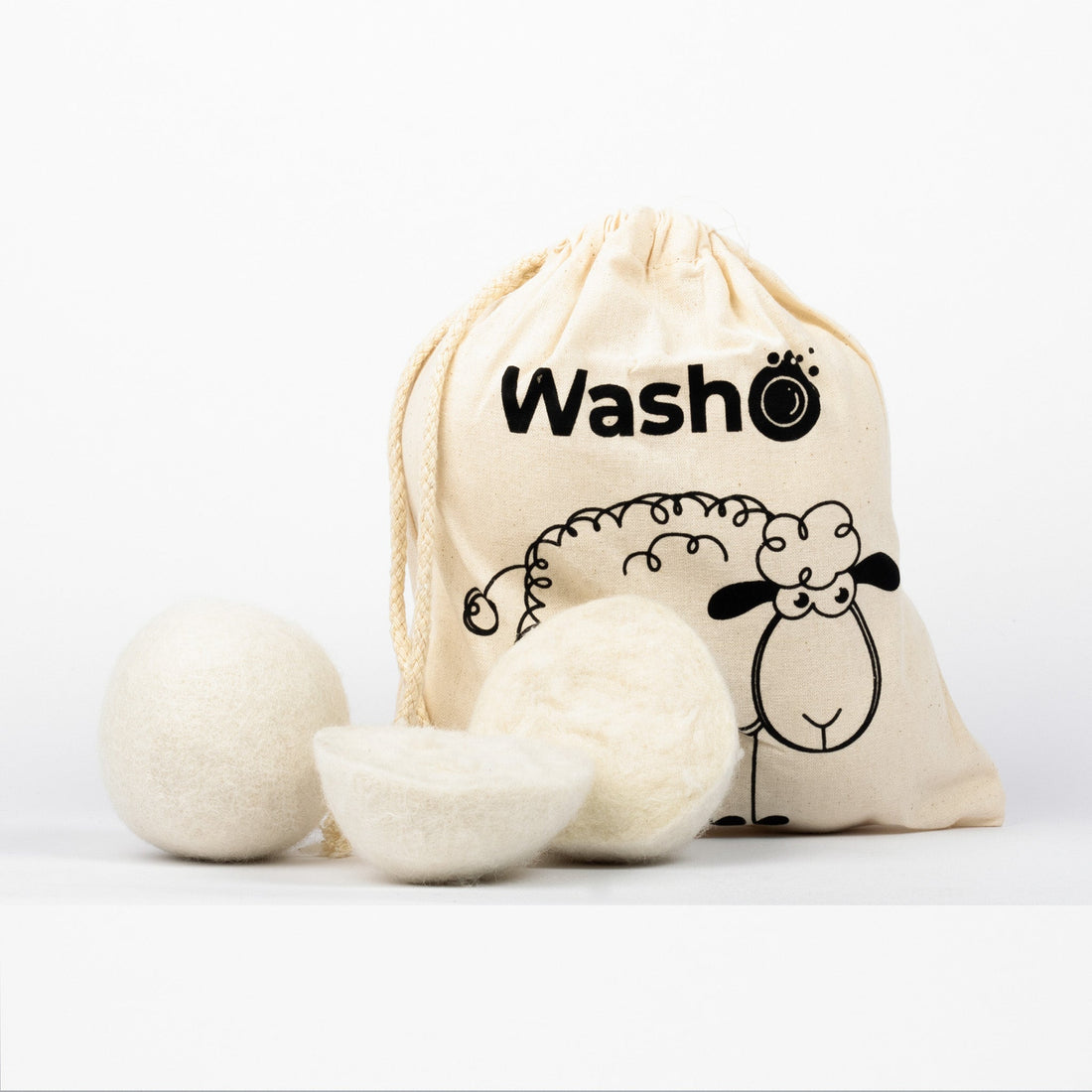 Schneller trocken dank Washo Natur Tumbler Balls - washo.ch