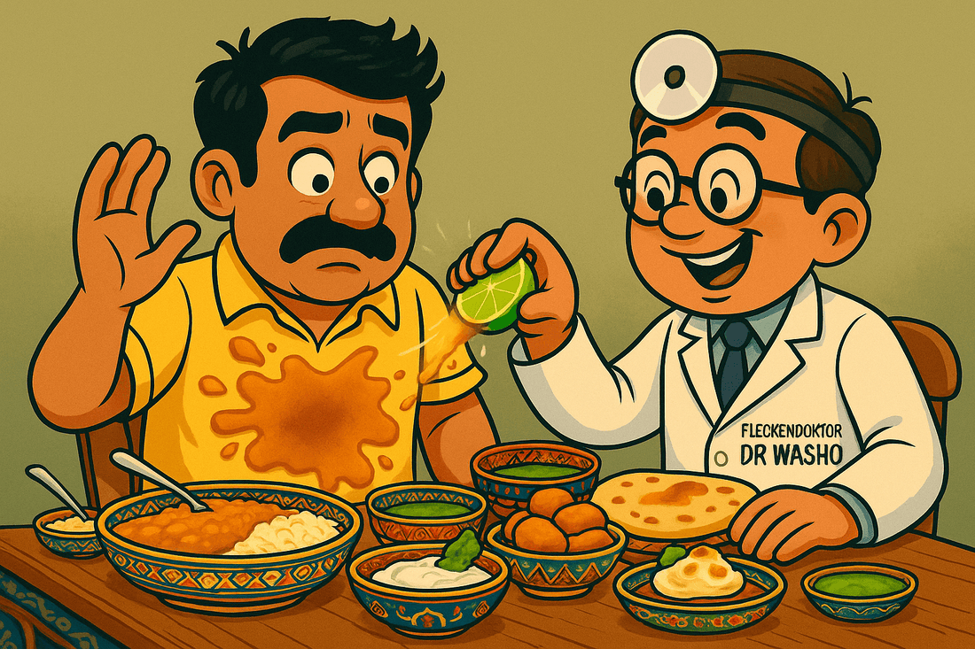 Washo Fleckendoktor: Curryflecken - washo.ch