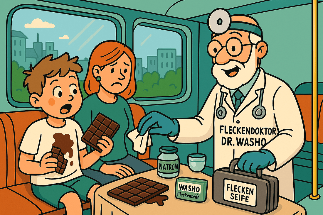 Washo Fleckendoktor: Schoggiflecken (Schokoladenflecken) - washo.ch