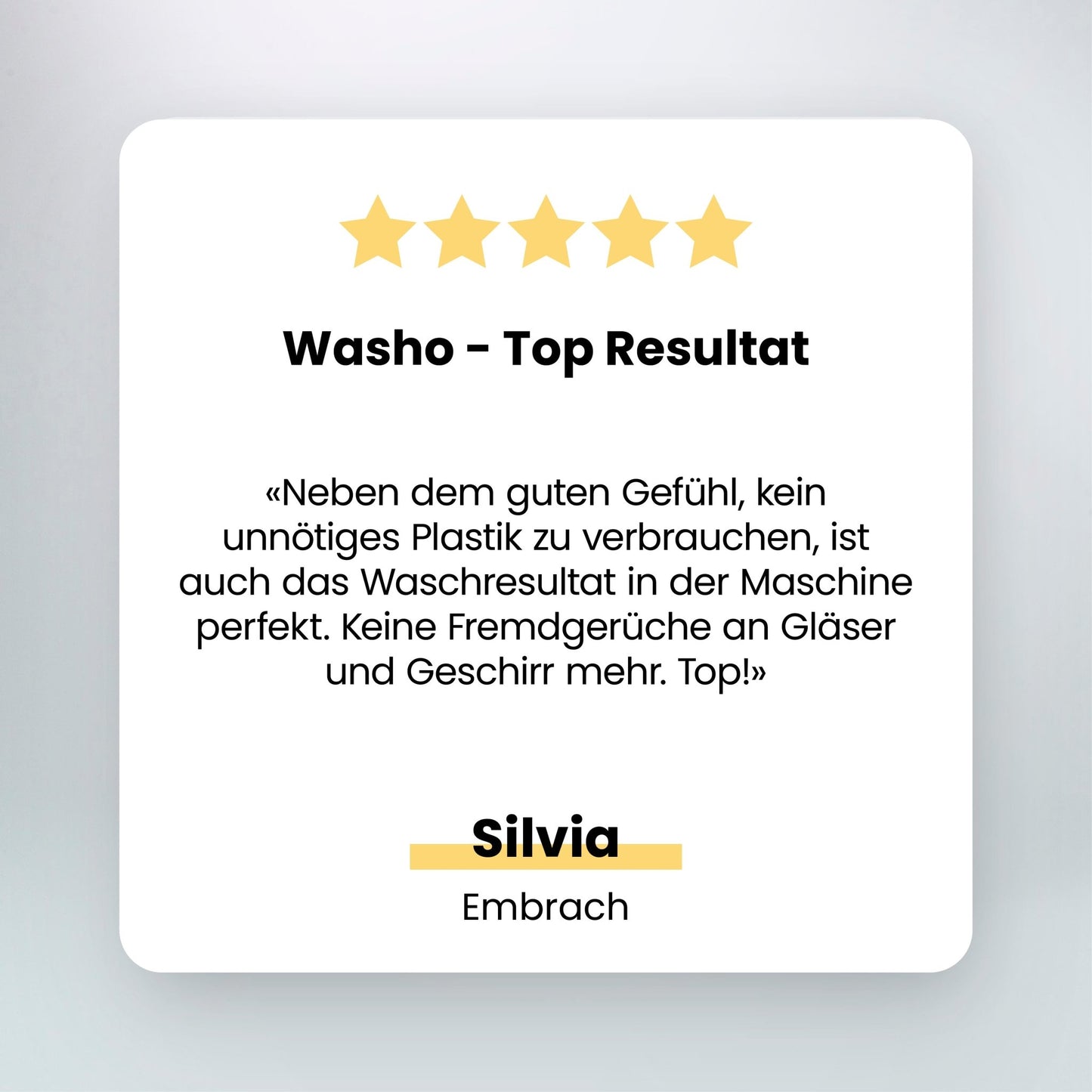 Washo Mini Geschirrspültabs 3 Pack