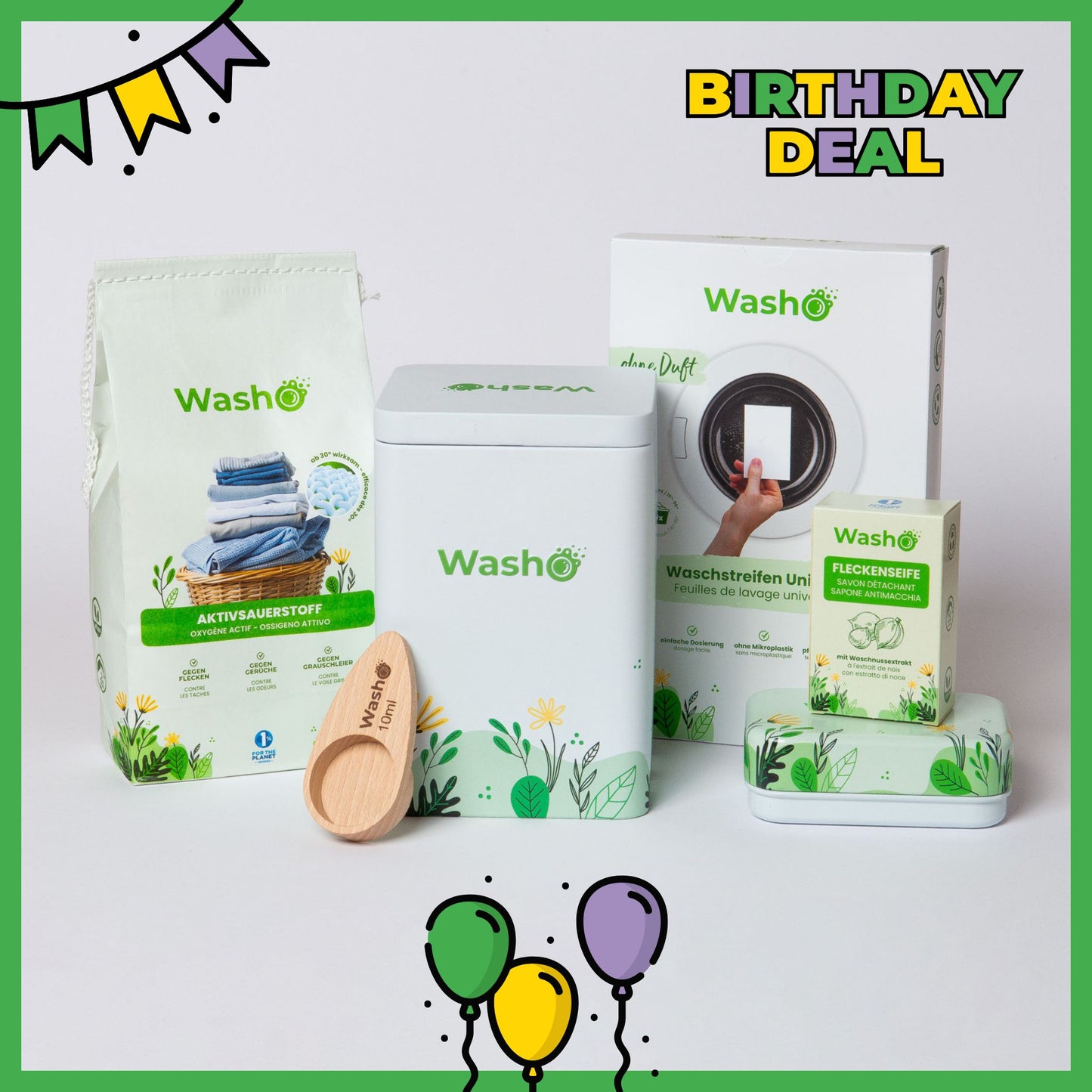Washo Fresh stain set