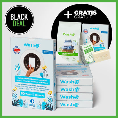 Washo Waschstreifen Sensitive 5 Boxen