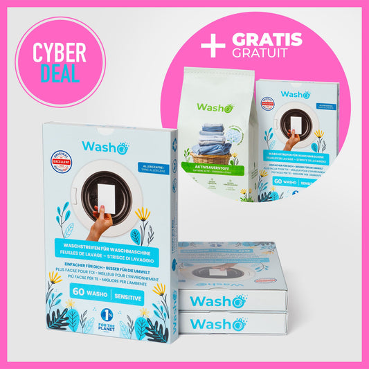 Washo Waschstreifen Sensitive 3 Boxen