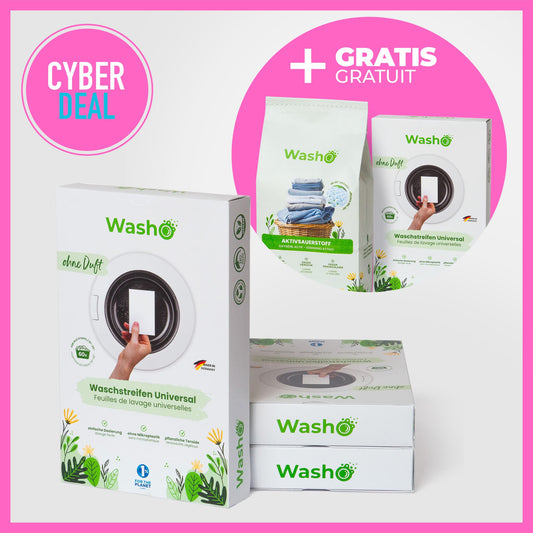 Washo Waschstreifen ohne Duft 3 Boxen