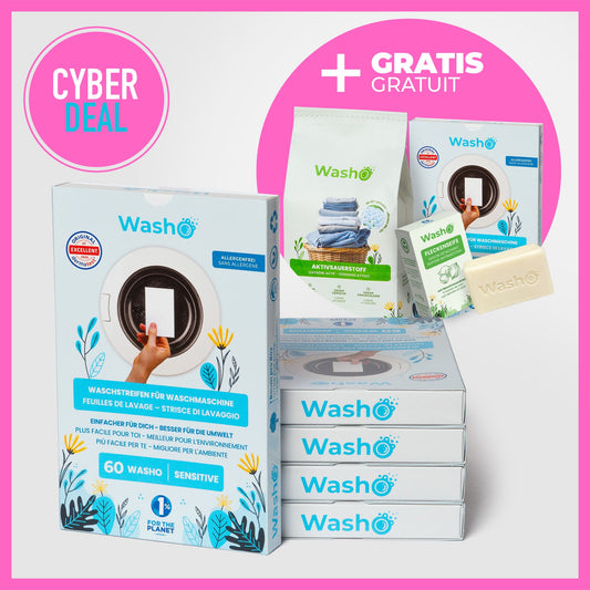 Washo Waschstreifen Sensitive 5 Boxen