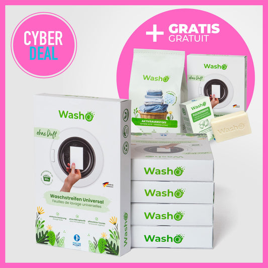 Washo Waschstreifen ohne Duft 5 Boxen