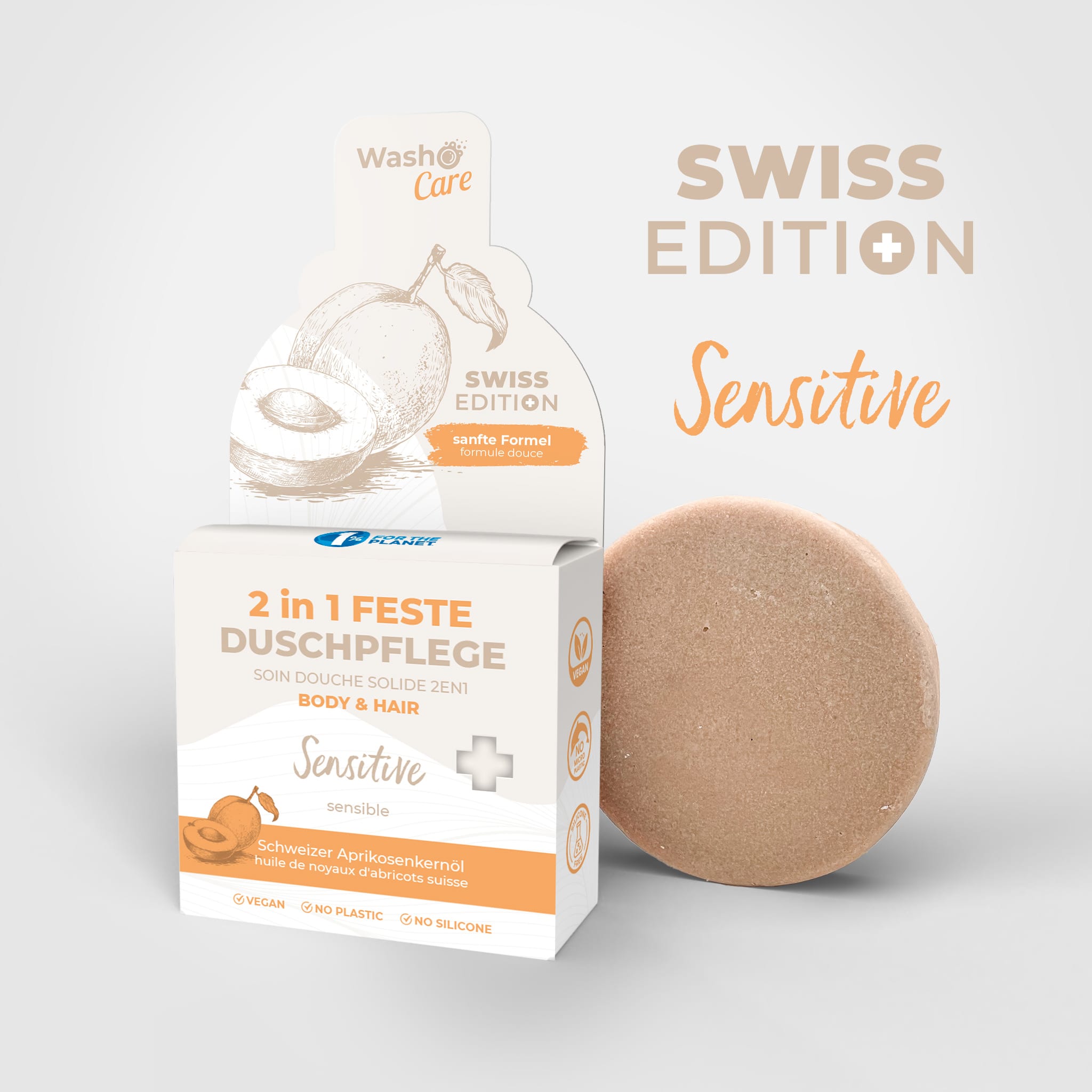 Washo Care Swiss Edition 2in1 Corps & Cheveux Sensibles