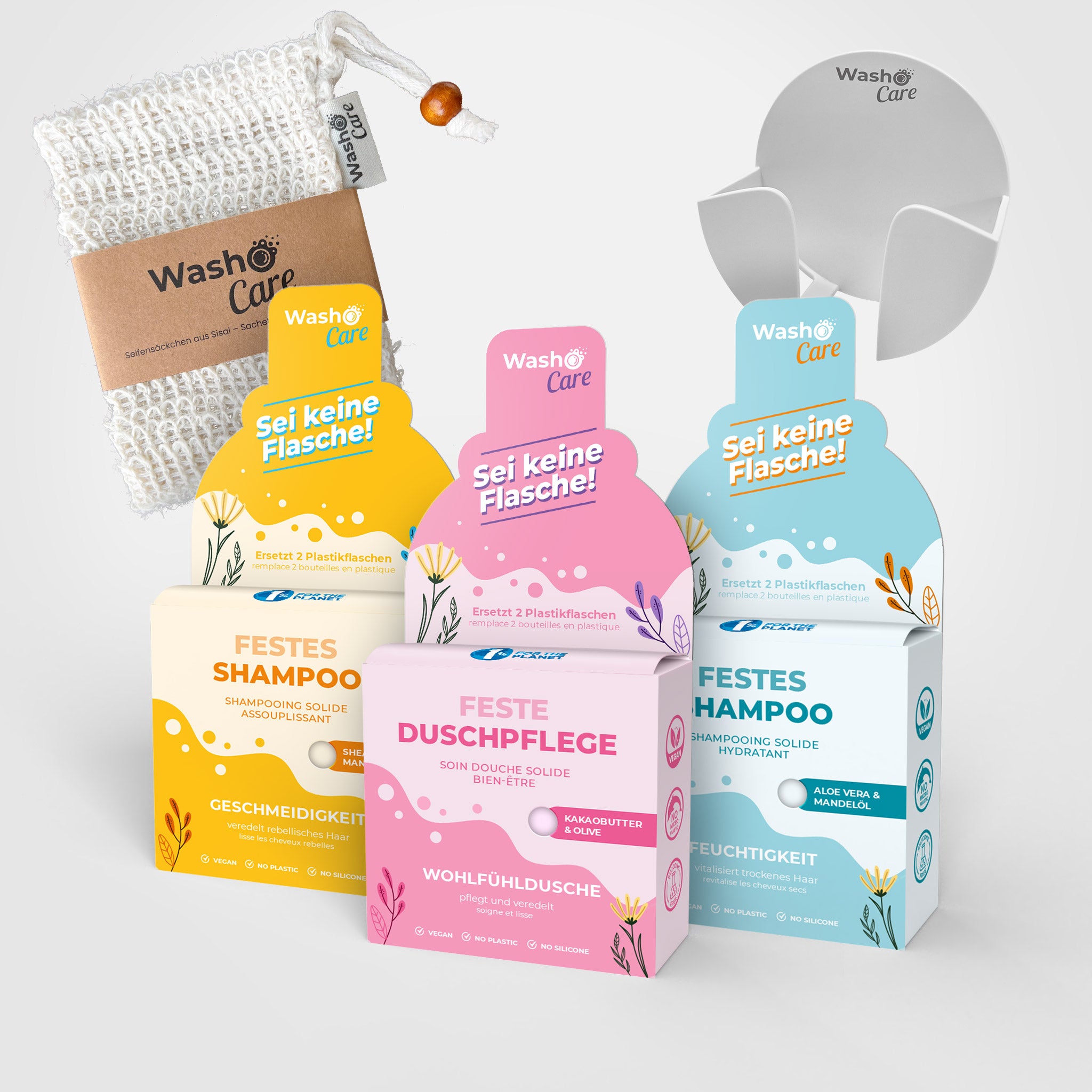 Nachhaltige Körperpflege – Feste Duschpflege & Shampoo | Washo Care ...