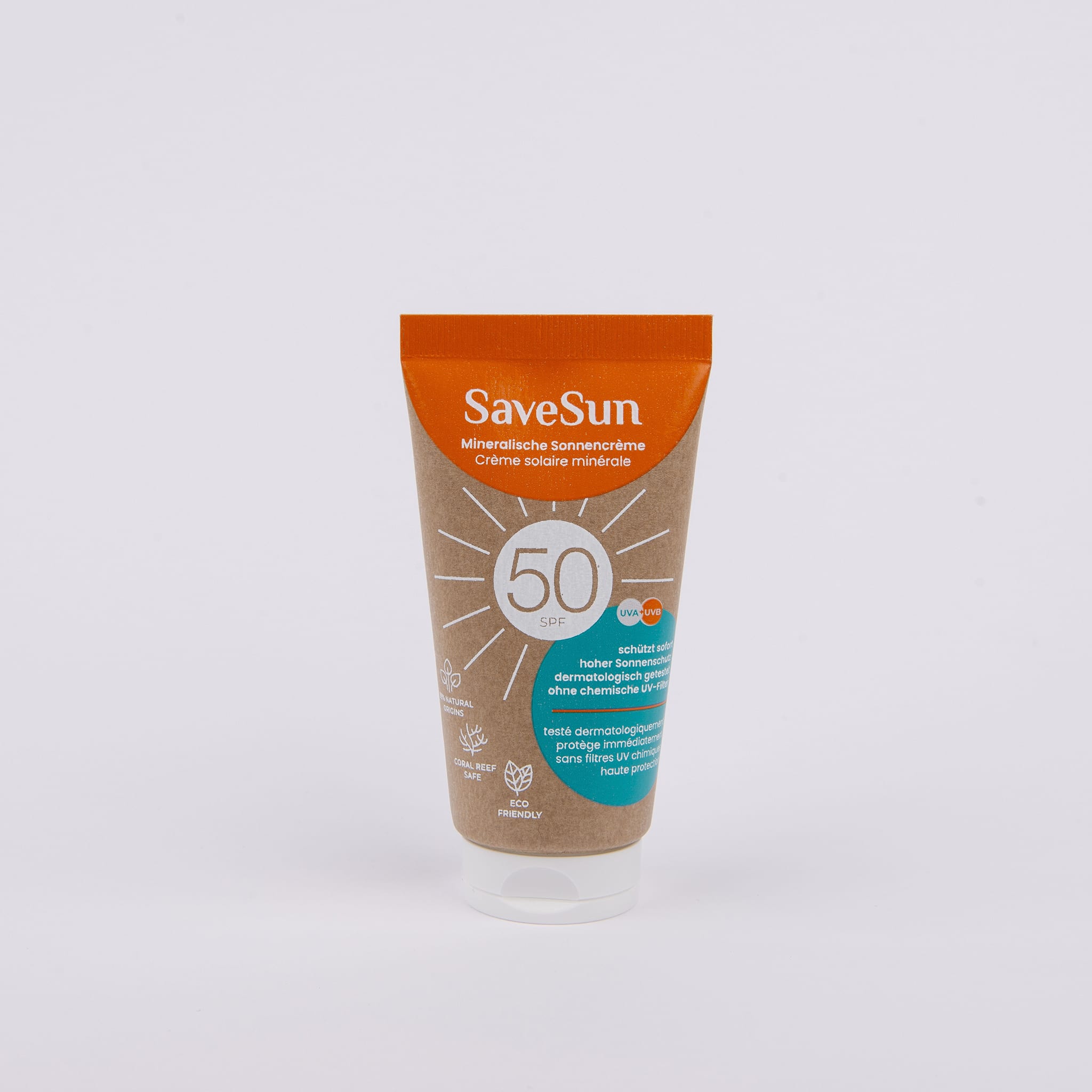 SaveSun mineralische Sonnencreme LSF50 (50ml) - washo.ch