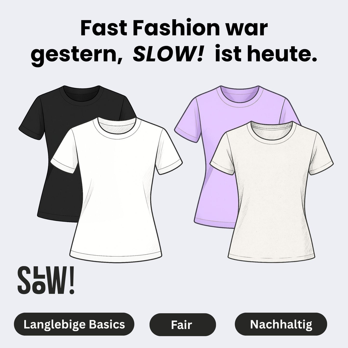 SLOW! Shirt Lady - washo.ch