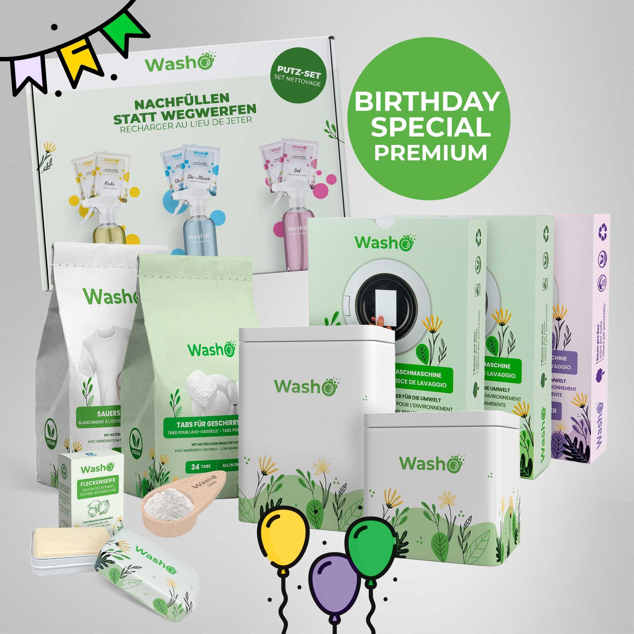 Washo Birthday Special Premium - washo.ch