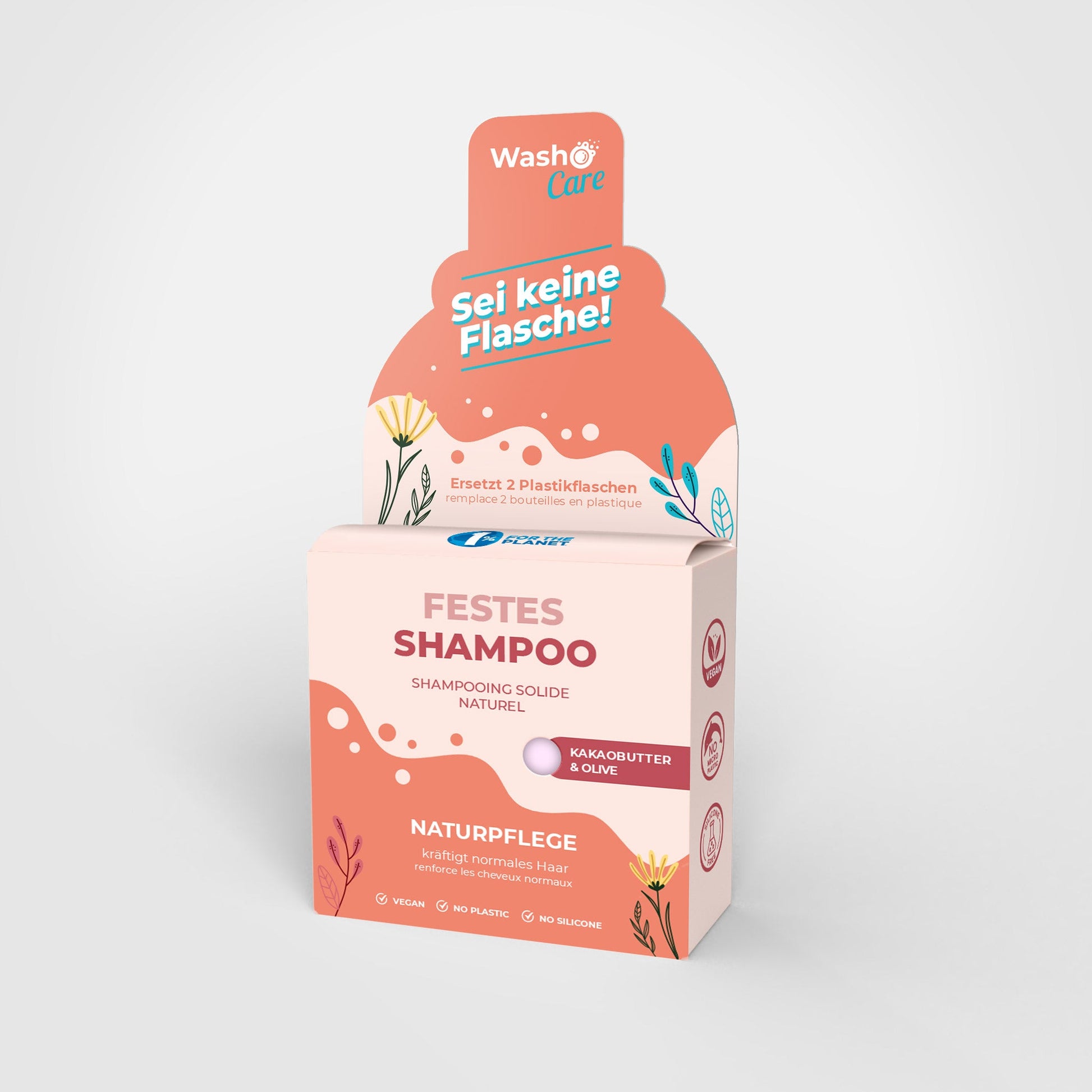 Washo Care festes Shampoo Naturpflege - washo.ch