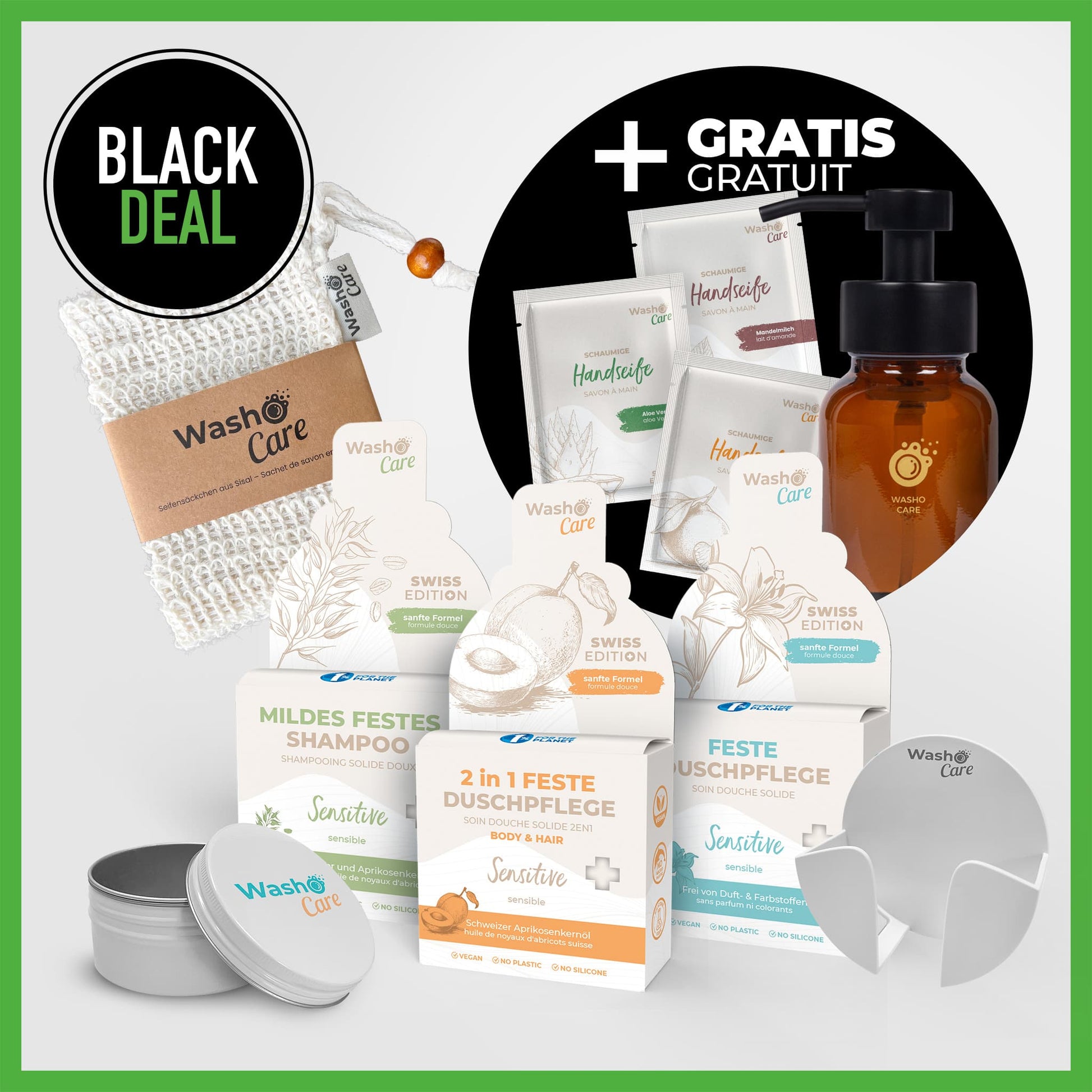 Washo Care Set - Swiss Edition - washo.ch