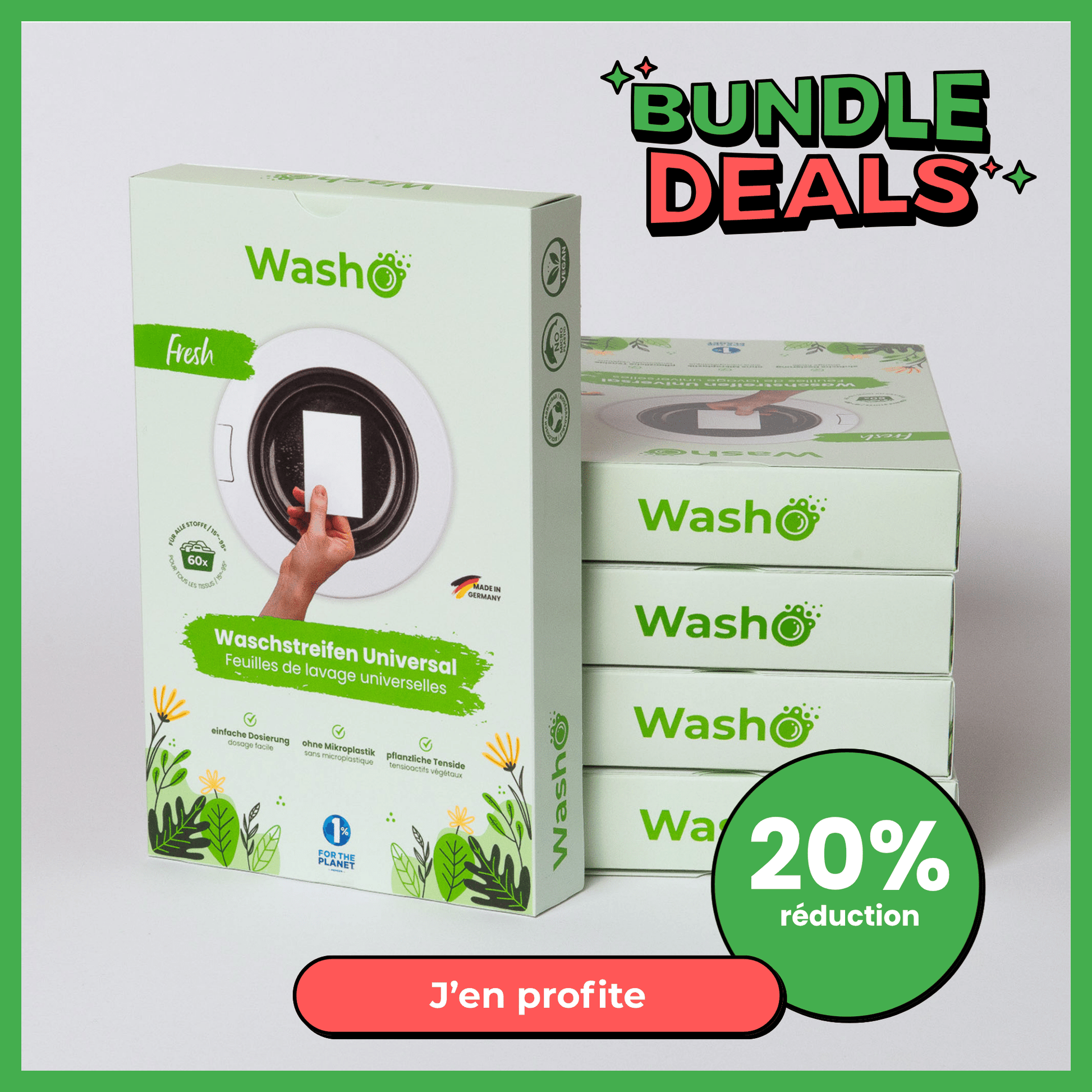 lang:fr Washo Waschstreifen Fresh 5 Boxen - washo.ch