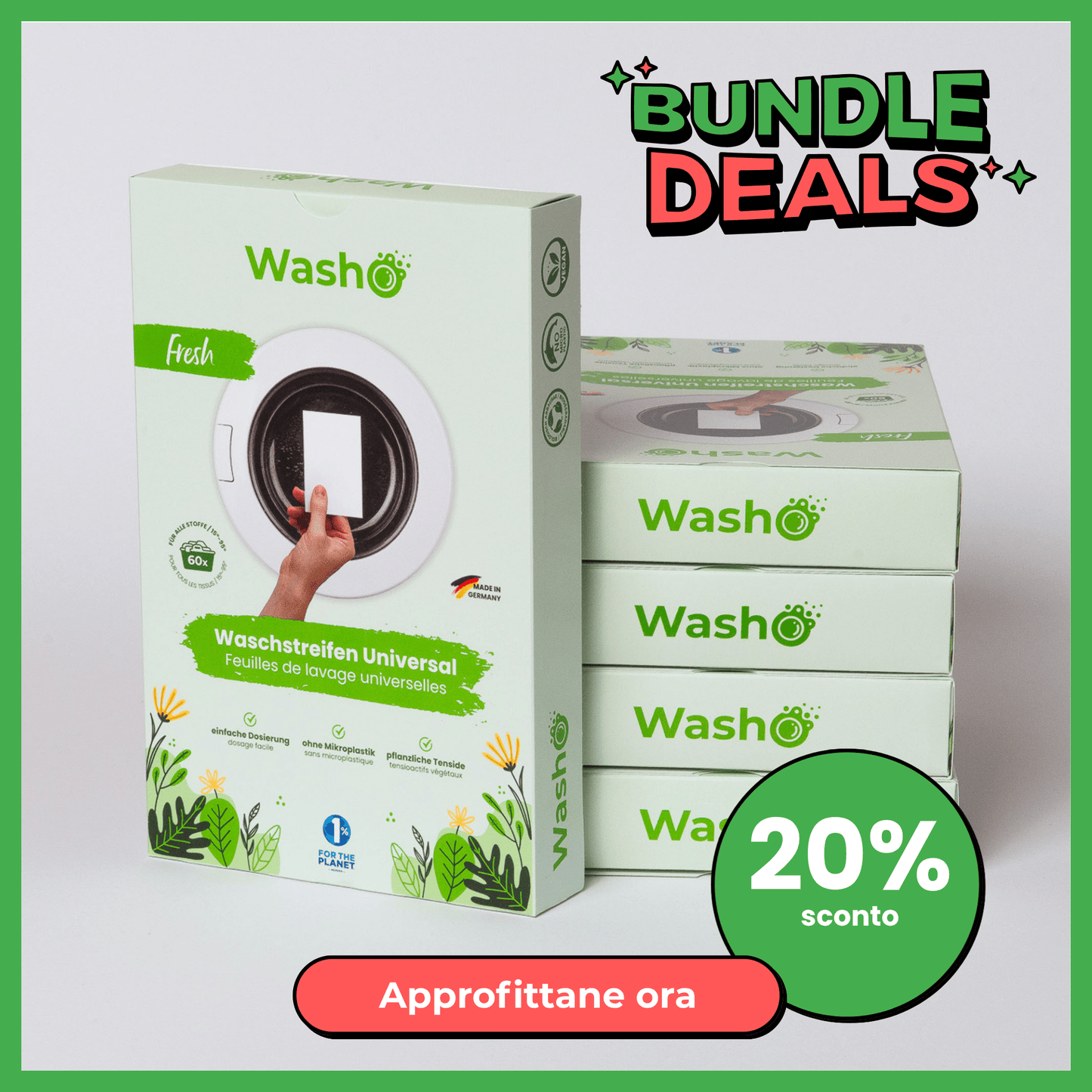 lang:it Washo Waschstreifen Fresh 5 Boxen - washo.ch