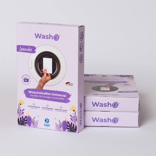 Washo Waschstreifen Lavendel 3 Boxen - washo.ch