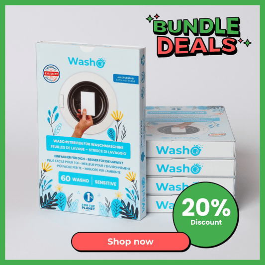 Washo Waschstreifen Sensitive 5 Boxen - washo.ch