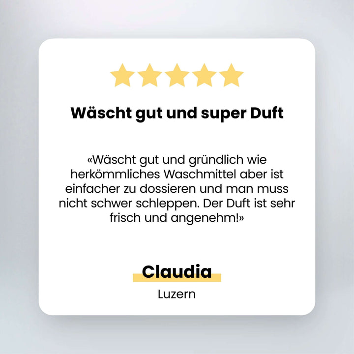 1 Box mit 60 Washo-Waschstreifen Fresh Breeze - washo.ch