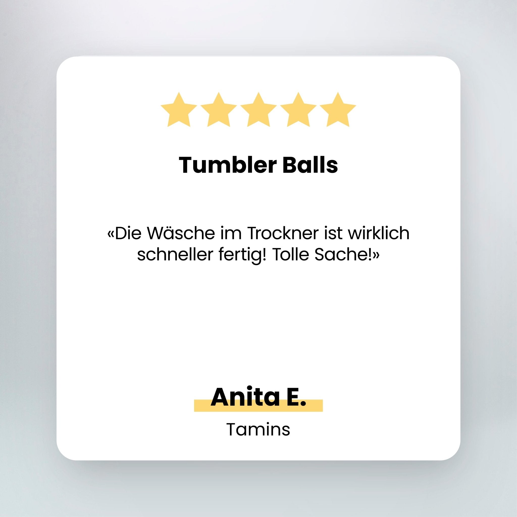 4 Washo Natur Tumbler Balls - energiesparend - washo.ch