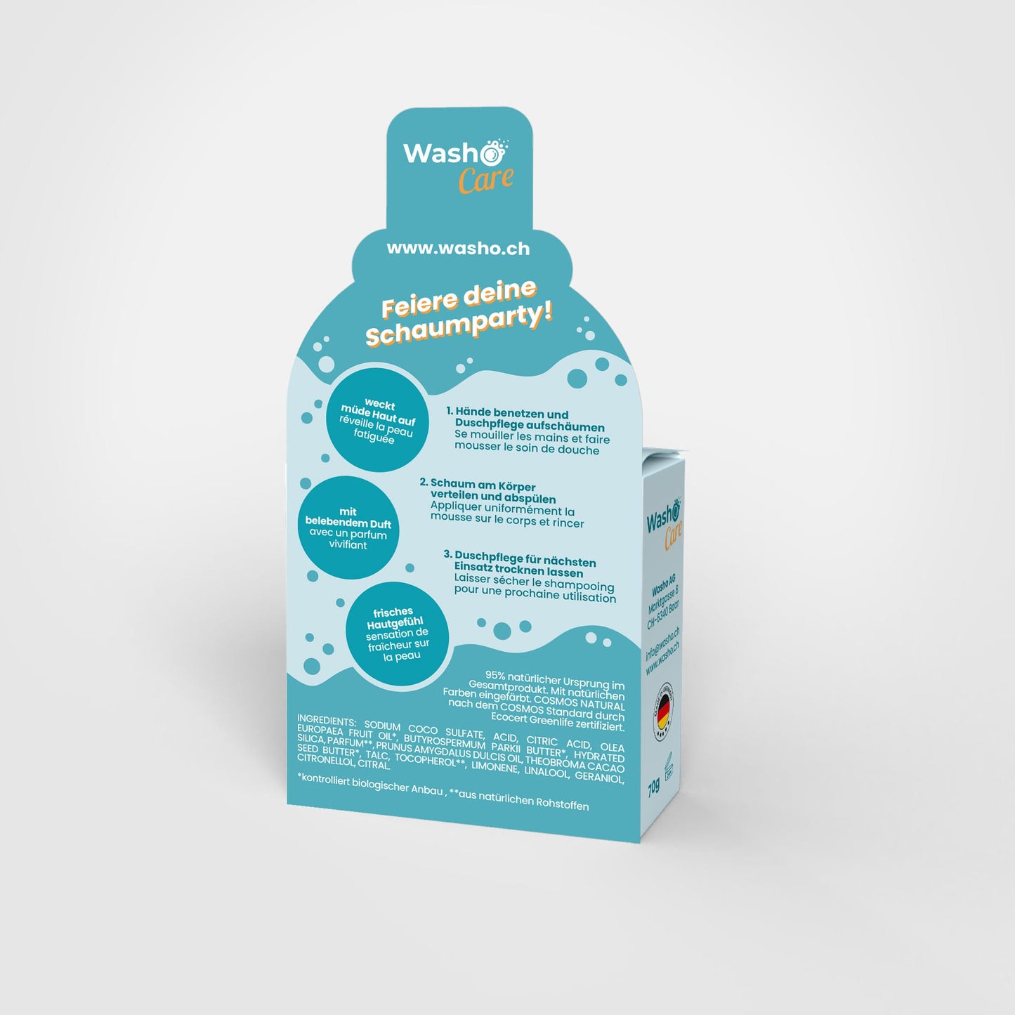 Washo Care Feste Duschpflege Frischedusche - washo.ch