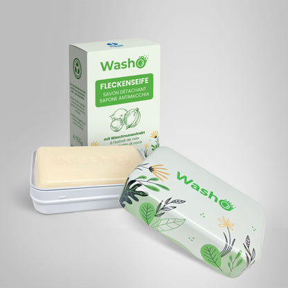 Washo Fleckenseife 100g + Seifendose - washo.ch