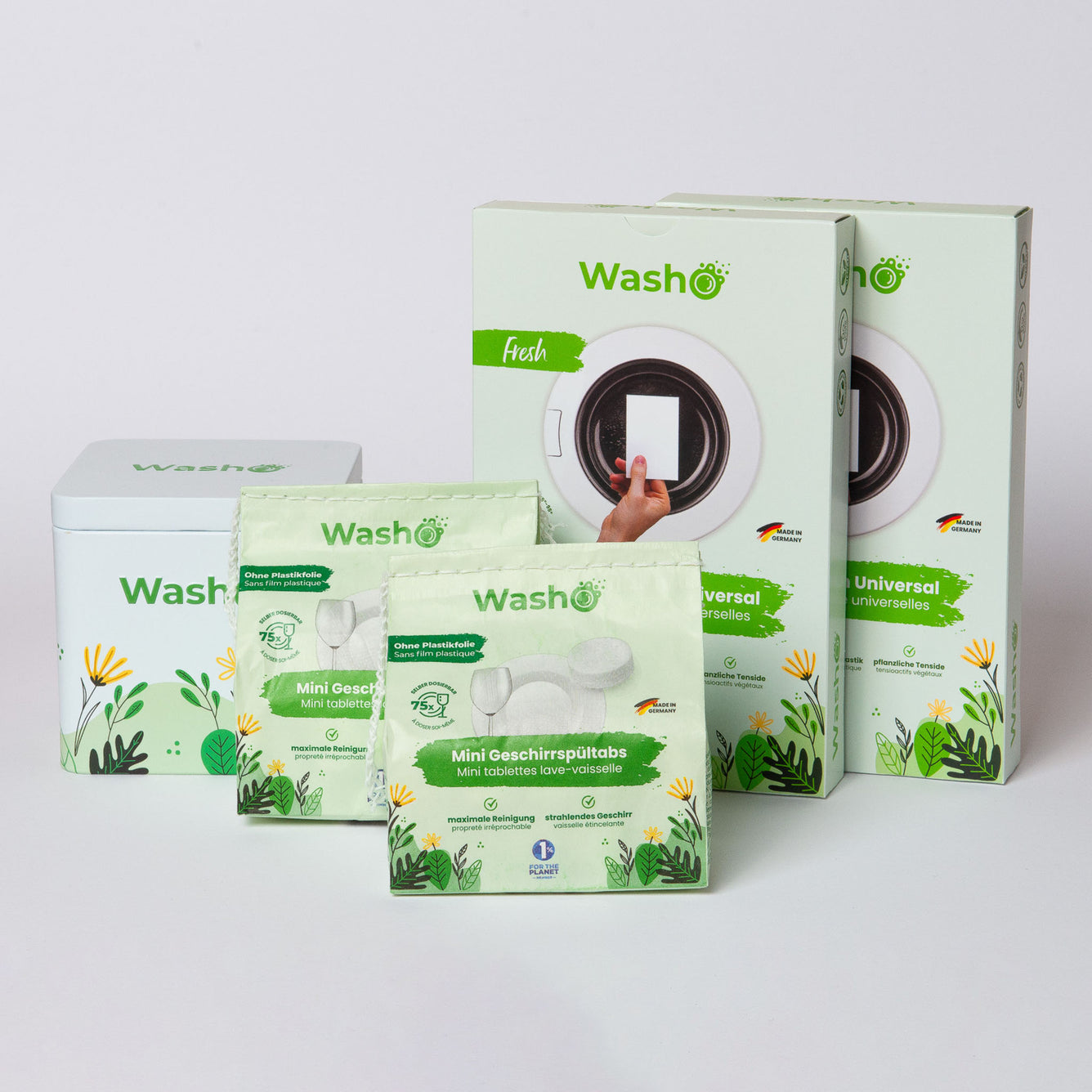 Washo Fresh-Breeze Doppelkombi-Angebot (2+2 mit Dose) - washo.ch